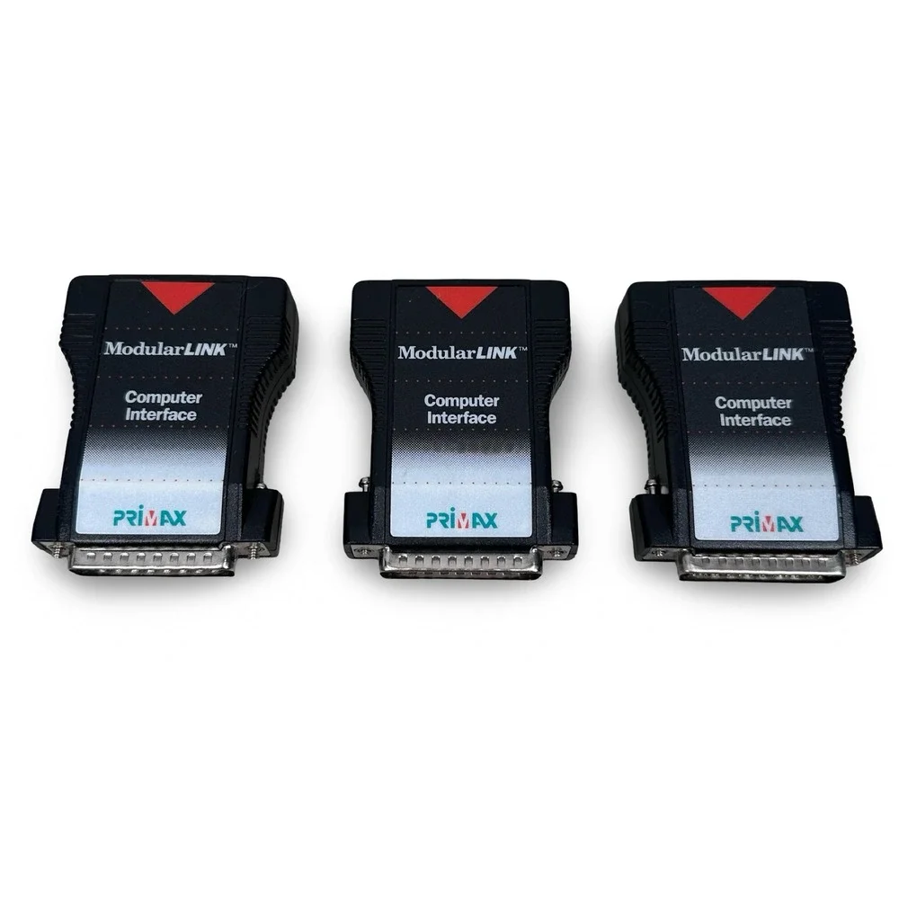 Primax ModularLINK ML100 Computer Interface DB25 to RJ45 Adapter Set of 3 Black